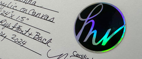 New Hologram Stickers to Certify Original Artworks