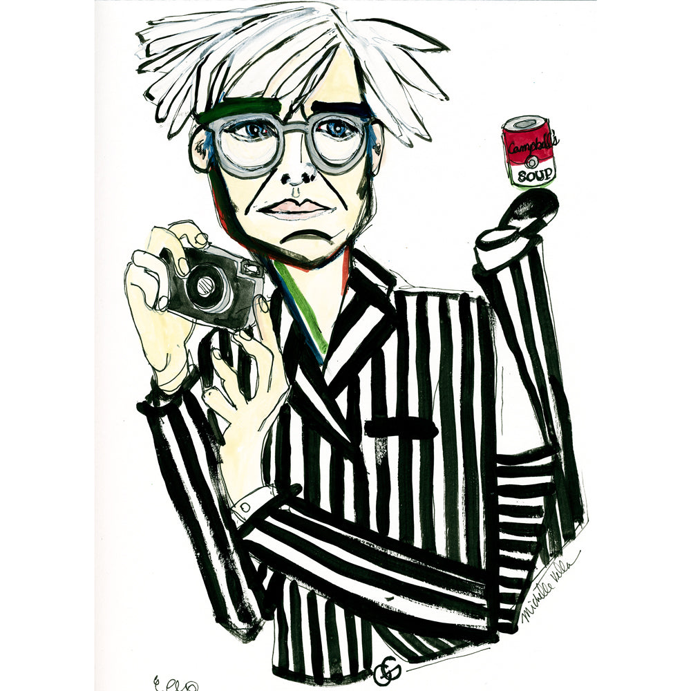 241 Warhol in Gucci No3, Limited Edition Illustration
