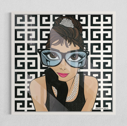 Lady in B&W, HD Metal Print