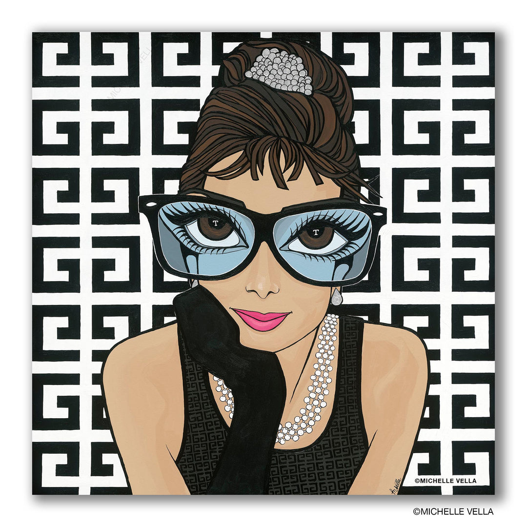 Lady in B&W, HD Metal Print