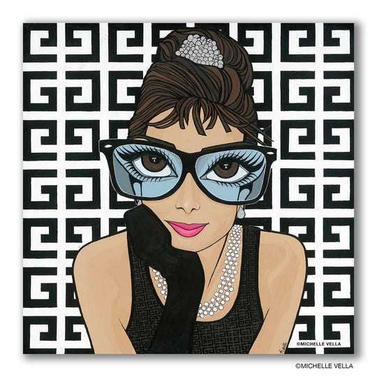 Lady in B&W, HD Metal Print