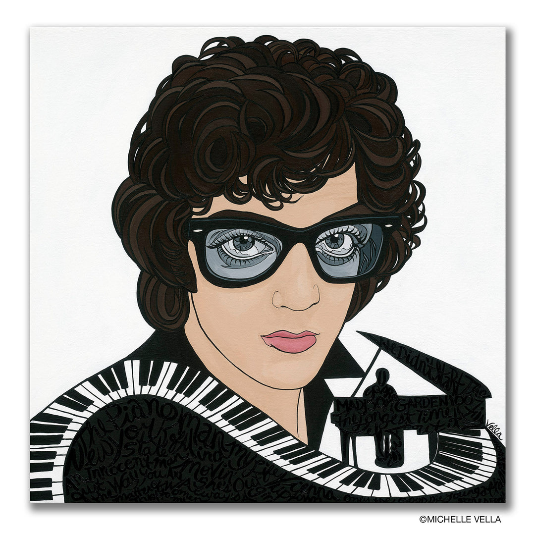 The Piano Man, Billy Joel, Original Painting