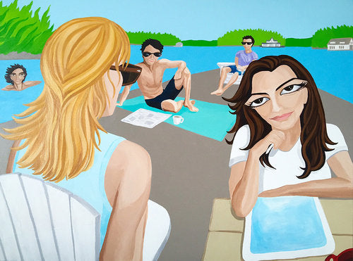 Dockside Mornings, Original Painting