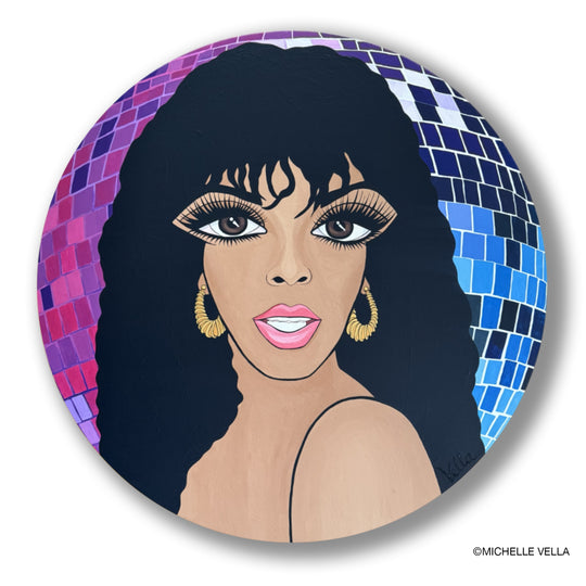 Disco Queen, Donna Summer, Original Painting