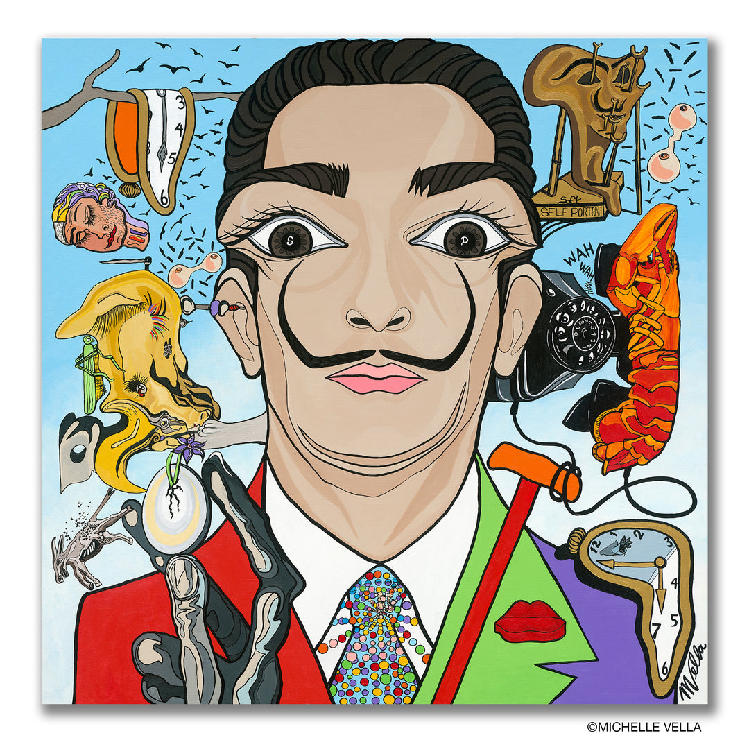 Surreal Genius, Salvador Dali, Original Painting