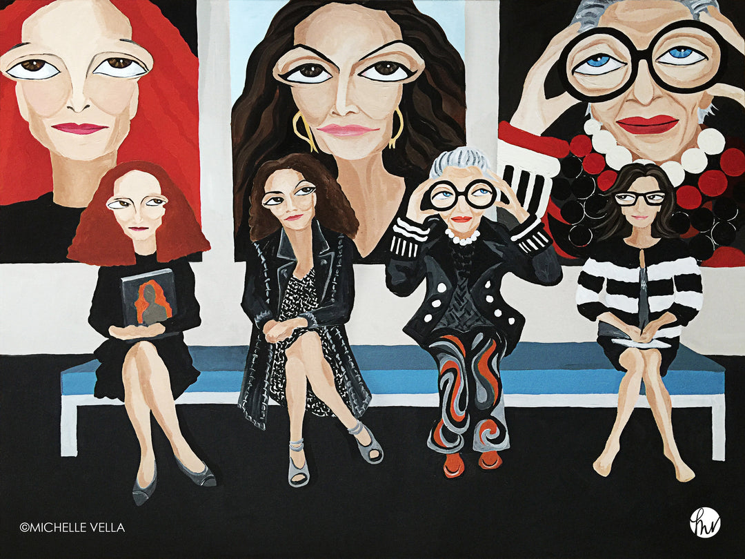 Eyes on Fashion, Original Painting