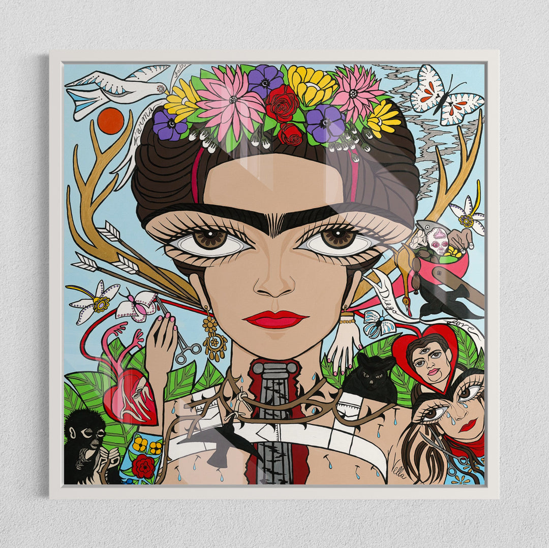 Frida Kahlo, HD Metal Print