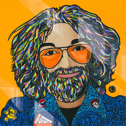Grateful Garcia, HD Metal Print
