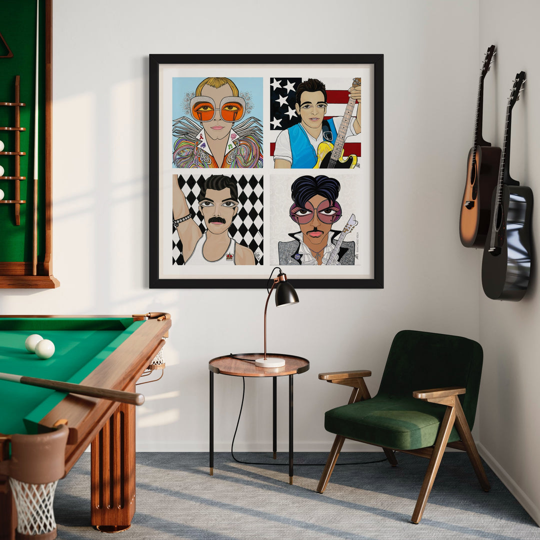 Custom Music Legends Print Mix, Limited Edition