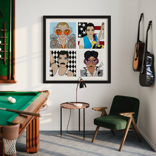 Custom Music Legends Print Mix, Limited Edition