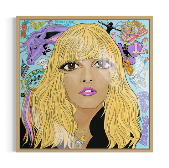Stevie Stand Back, HD Metal Print