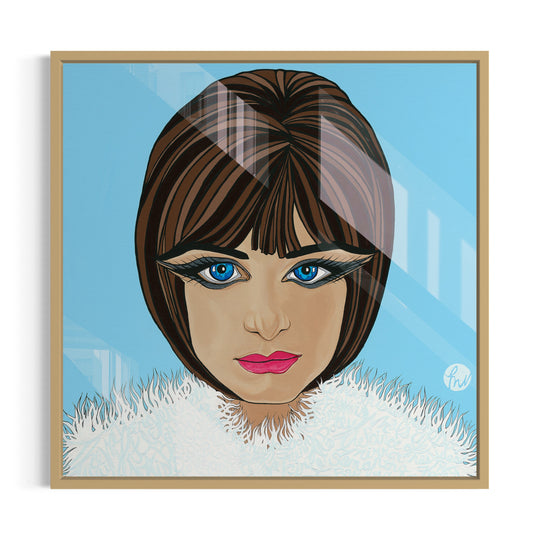 Barbra, HD Metal Print
