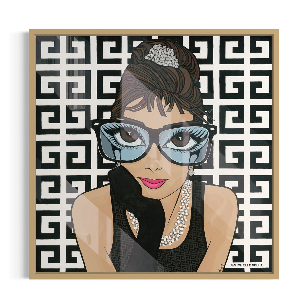 Lady in B&W, HD Metal Print