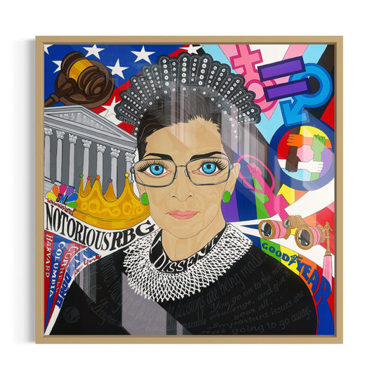The Notorious RBG II, HD Metal Print