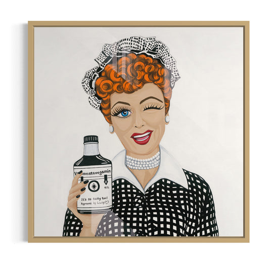 Lucy Loves Vitameatavegamin, HD Metal Print
