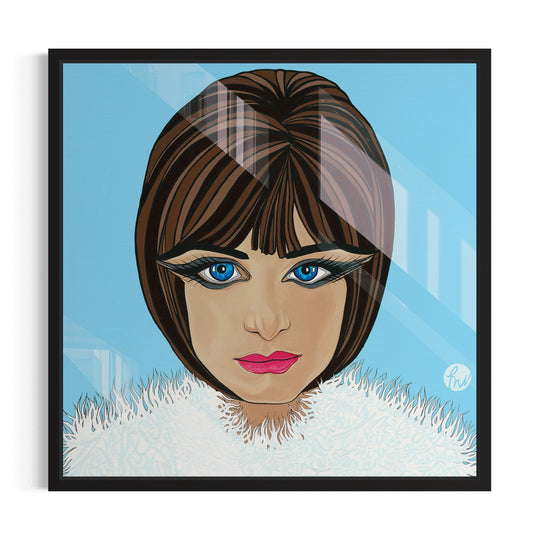 Barbra, HD Metal Print