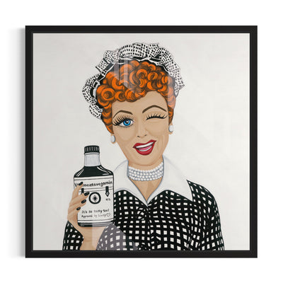 Lucy Loves Vitameatavegamin, HD Metal Print