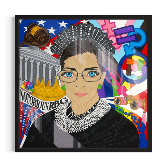 The Notorious RBG II, HD Metal Print