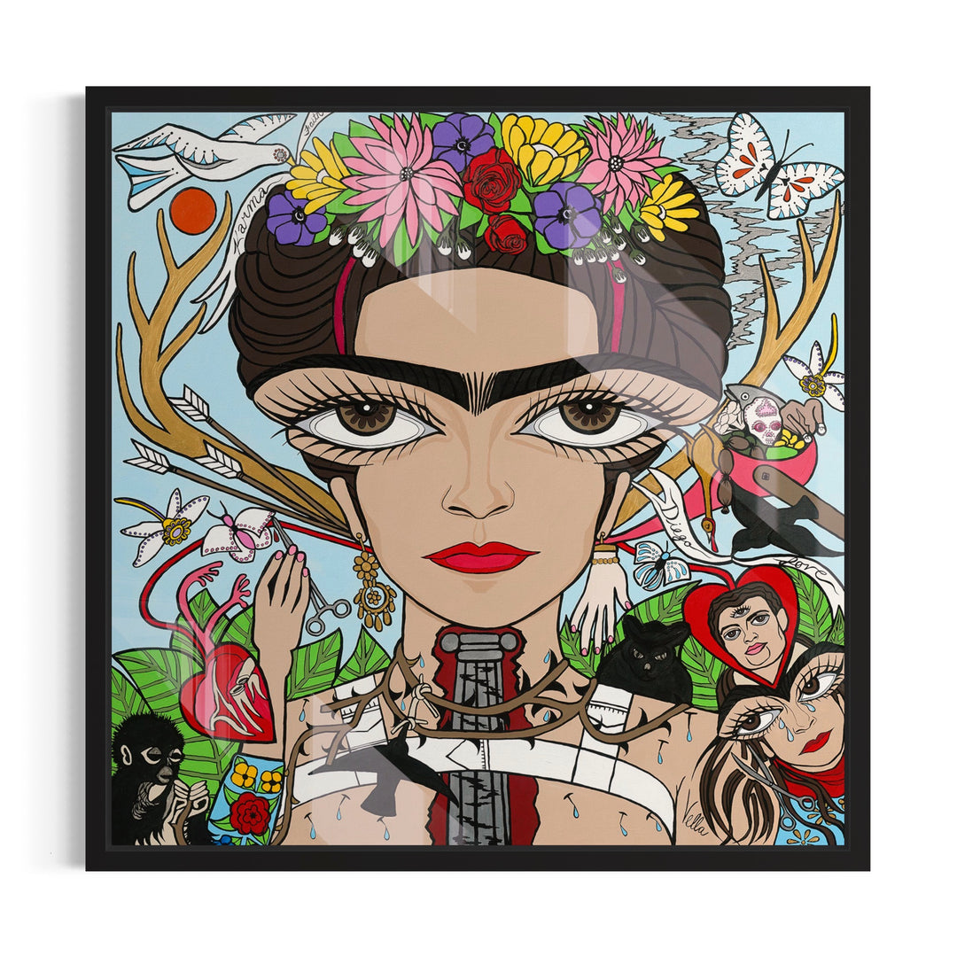 Frida Kahlo, HD Metal Print