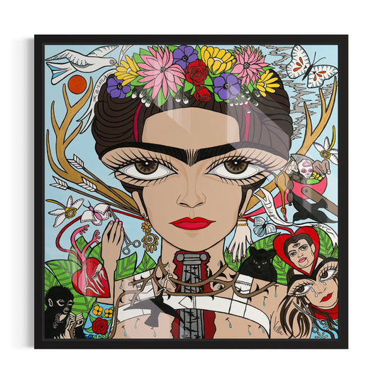 Frida Kahlo, HD Metal Print
