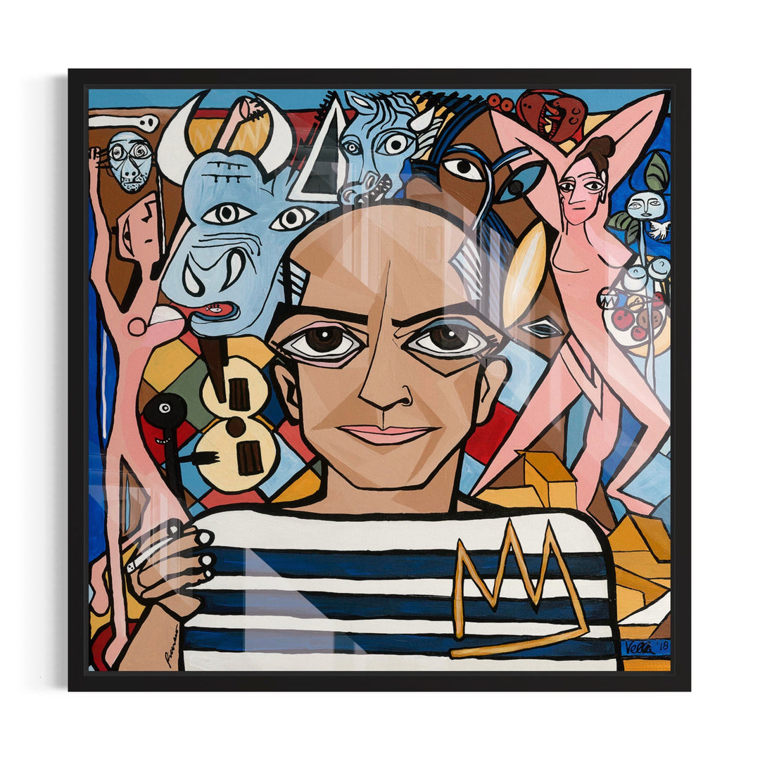 Genius in Paint, HD Metal Print