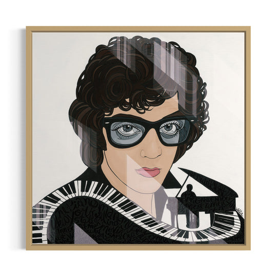 The Piano Man, HD Metal Print