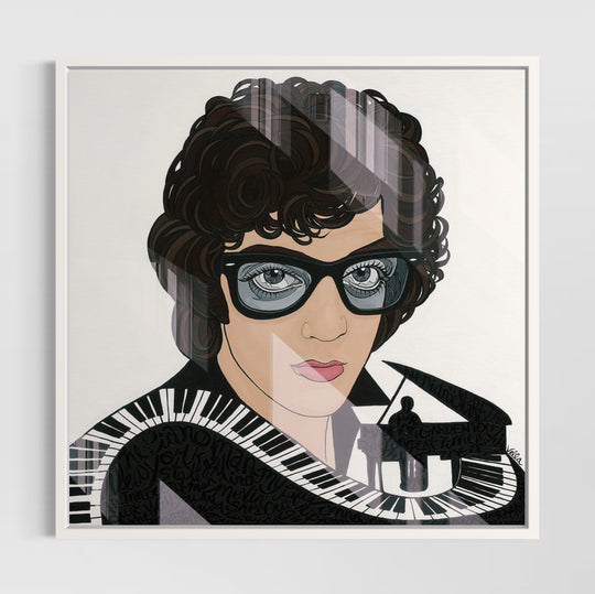 The Piano Man, HD Metal Print