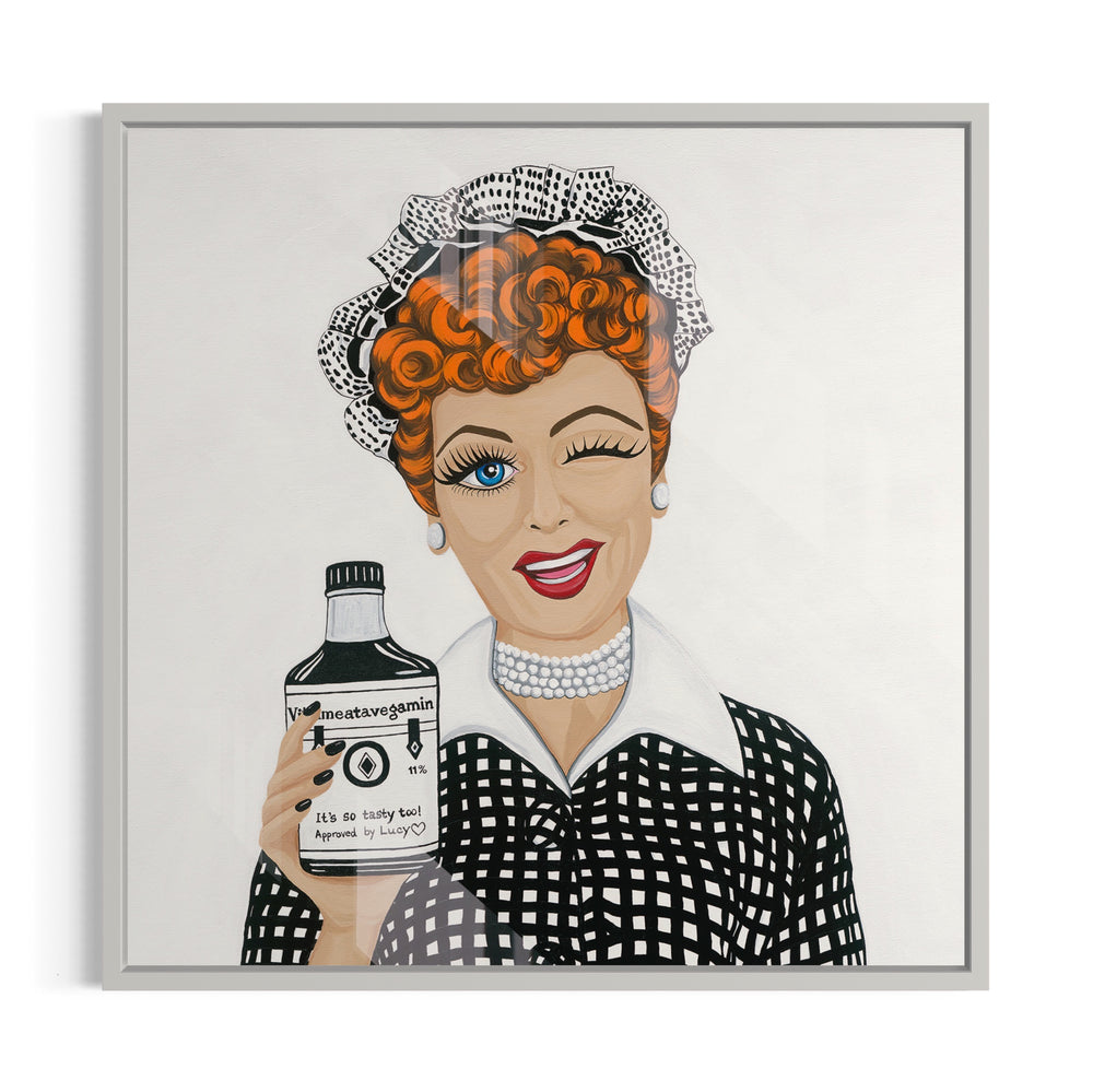 Lucy Loves Vitameatavegamin, HD Metal Print