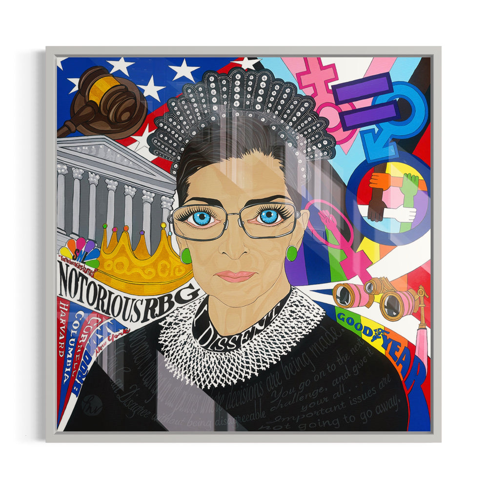 The Notorious RBG II, HD Metal Print