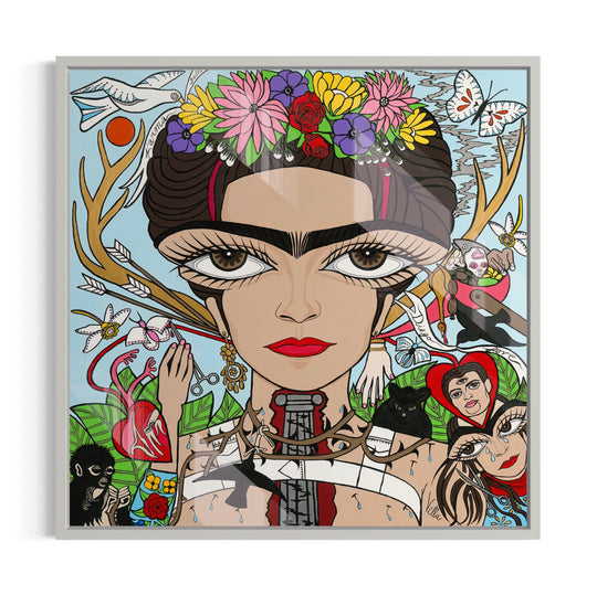 Frida Kahlo, HD Metal Print
