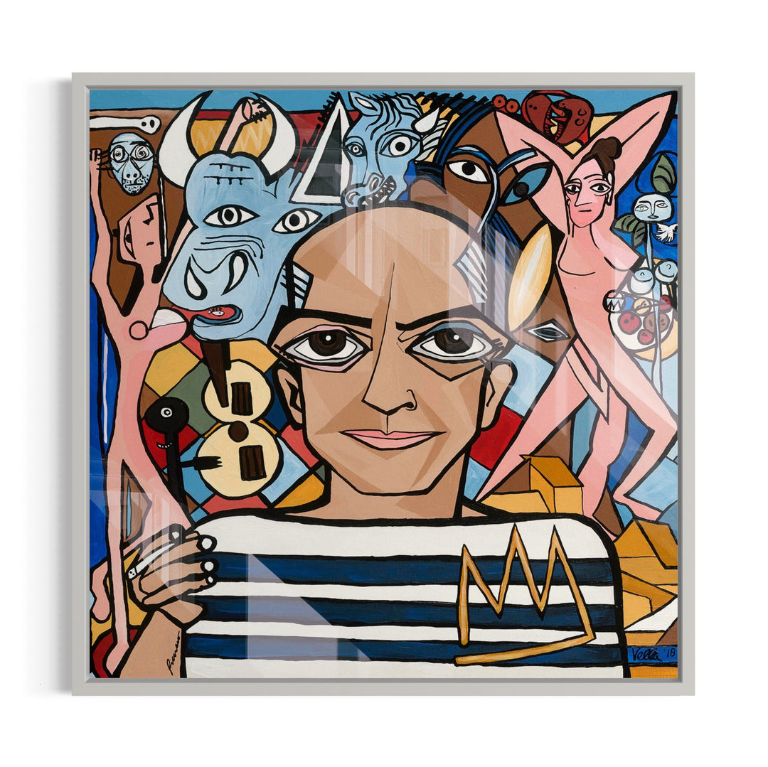 Genius in Paint, HD Metal Print