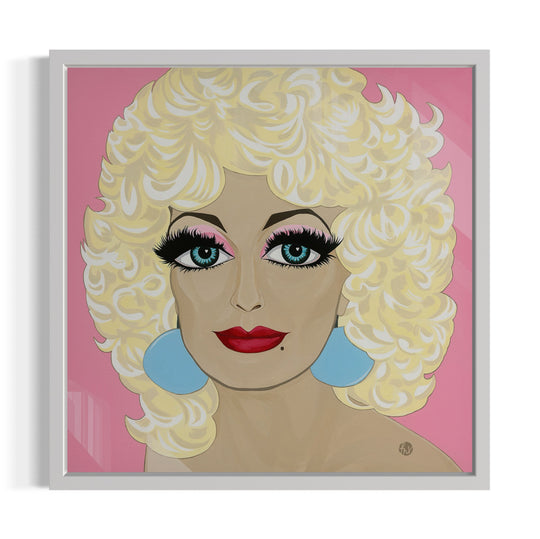 Dolly Love, Blue Eyes, HD Metal Print
