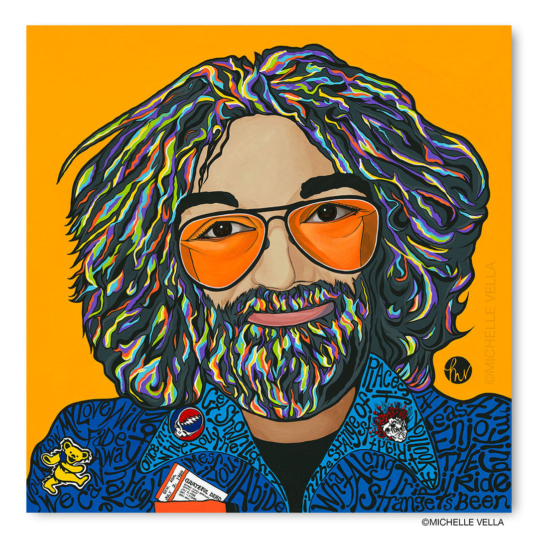 Grateful Garcia, HD Metal Print