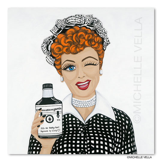 Lucy Loves Vitameatavegamin, HD Metal Print