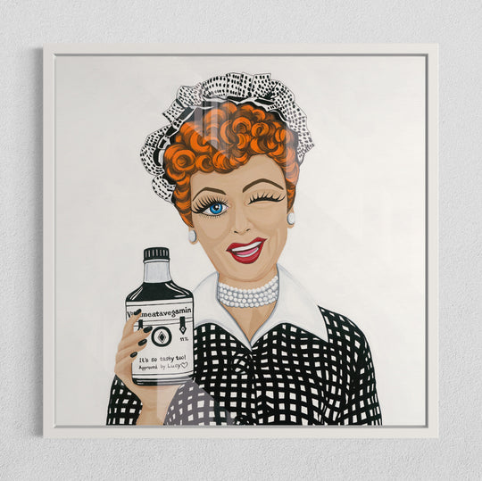 Lucy Loves Vitameatavegamin, HD Metal Print