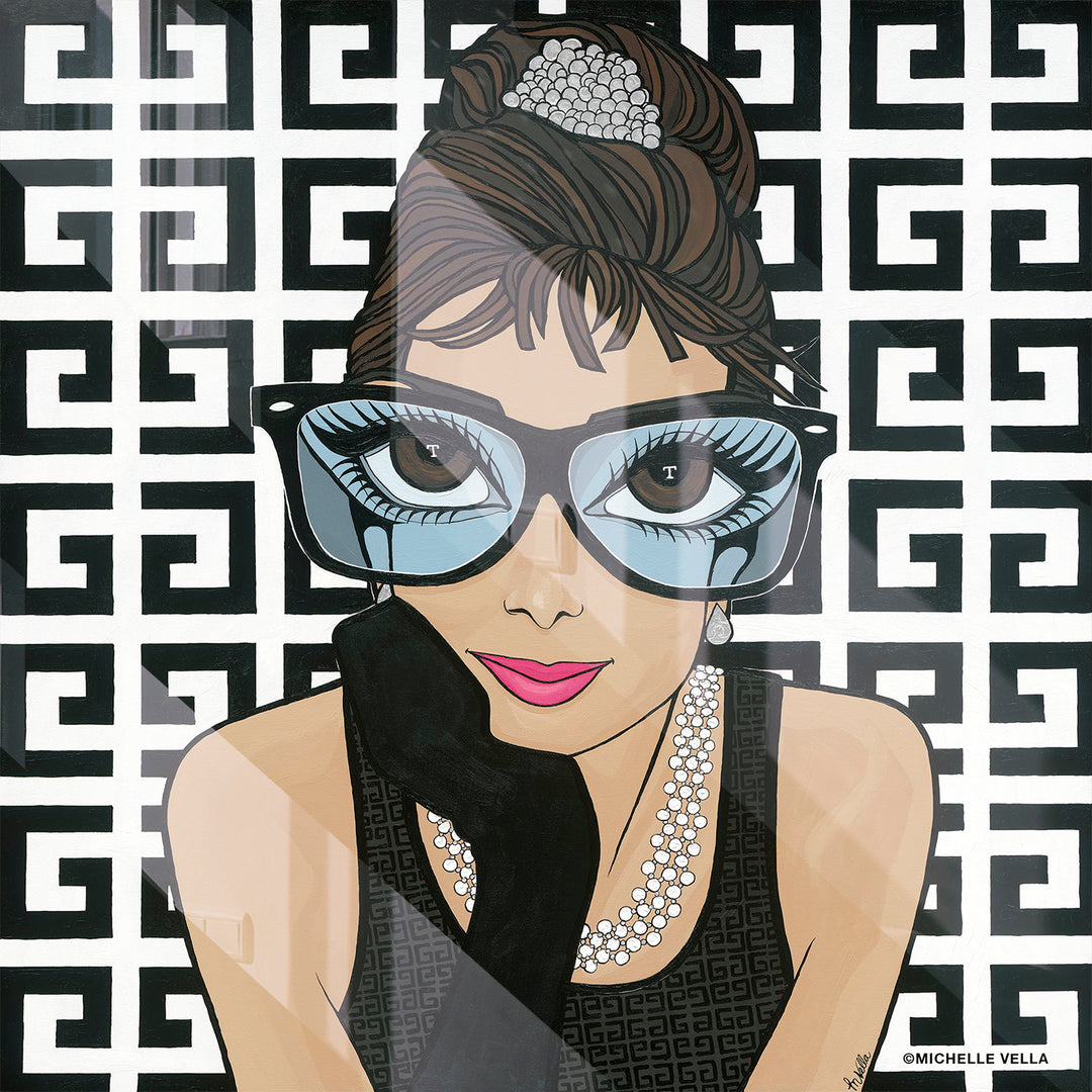 Lady in B&W, HD Metal Print