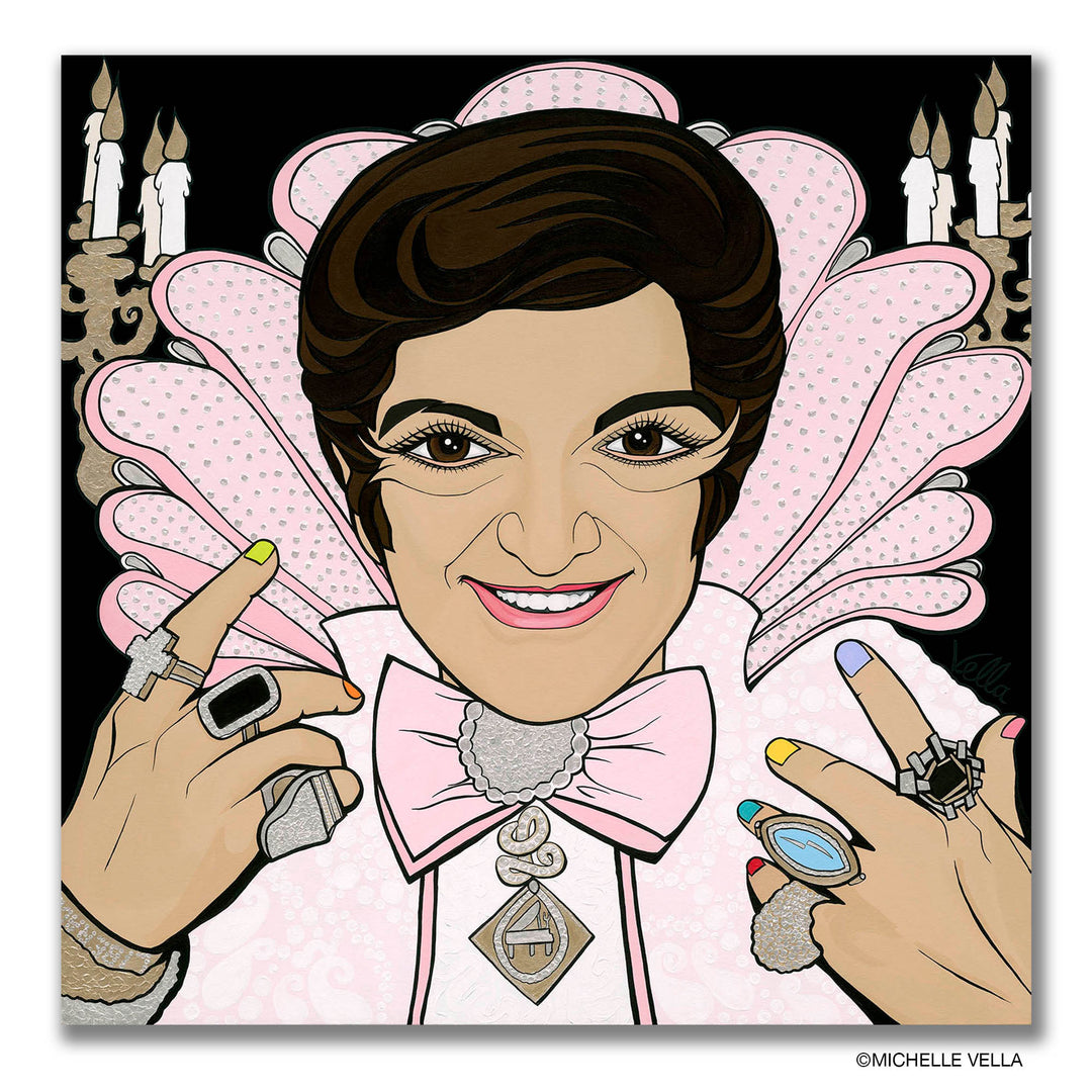 Dazzling Showman, Liberace, Original Painting
