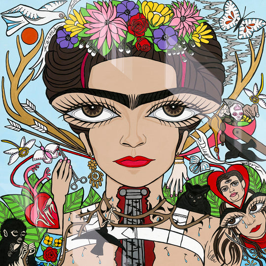 Frida Kahlo, HD Metal Print