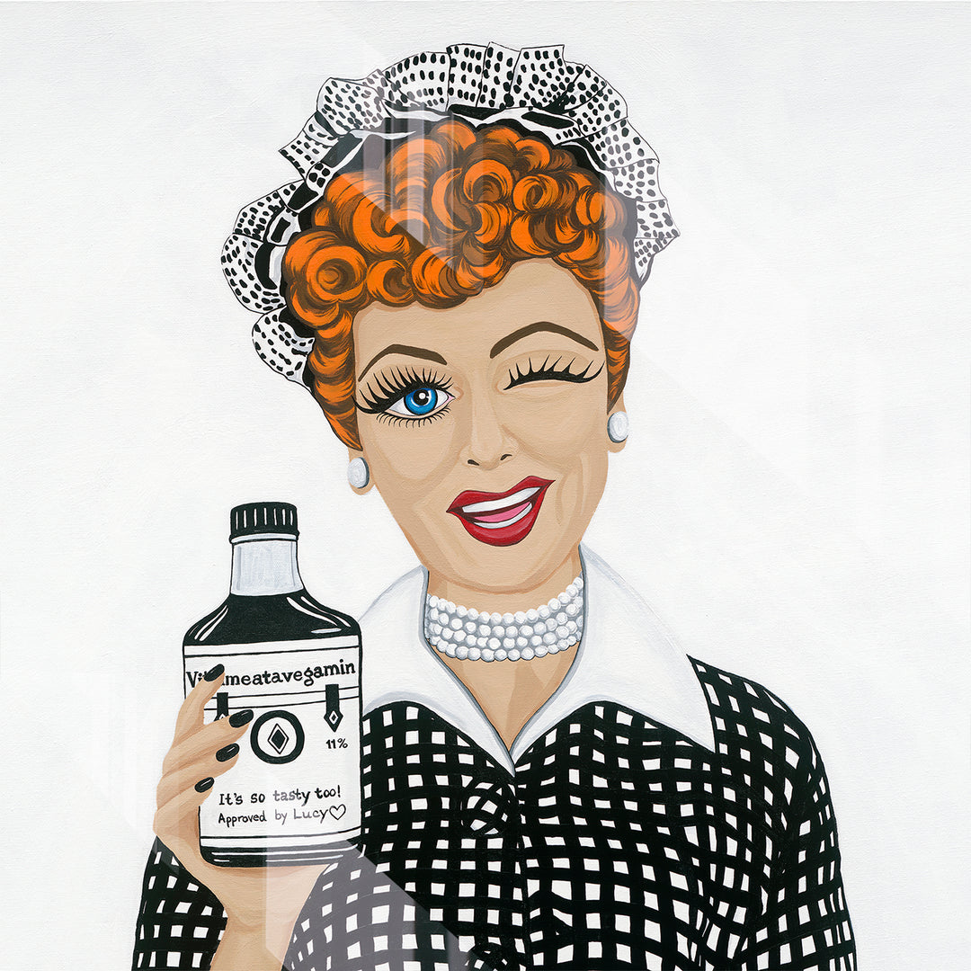 Lucy Loves Vitameatavegamin, HD Metal Print