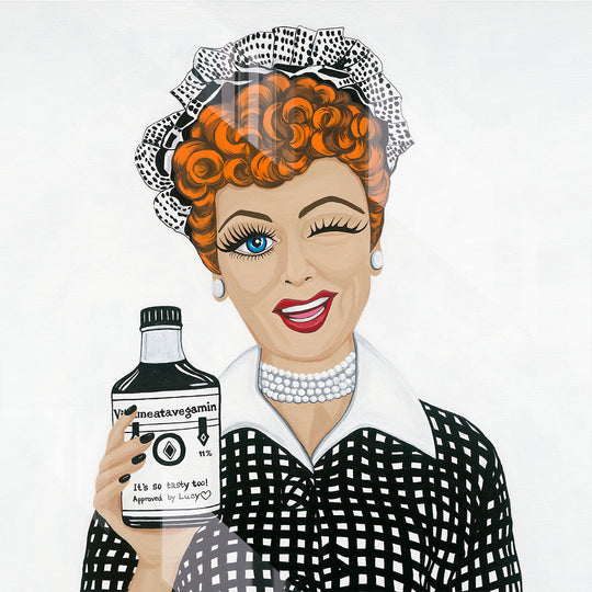 Lucy Loves Vitameatavegamin, HD Metal Print