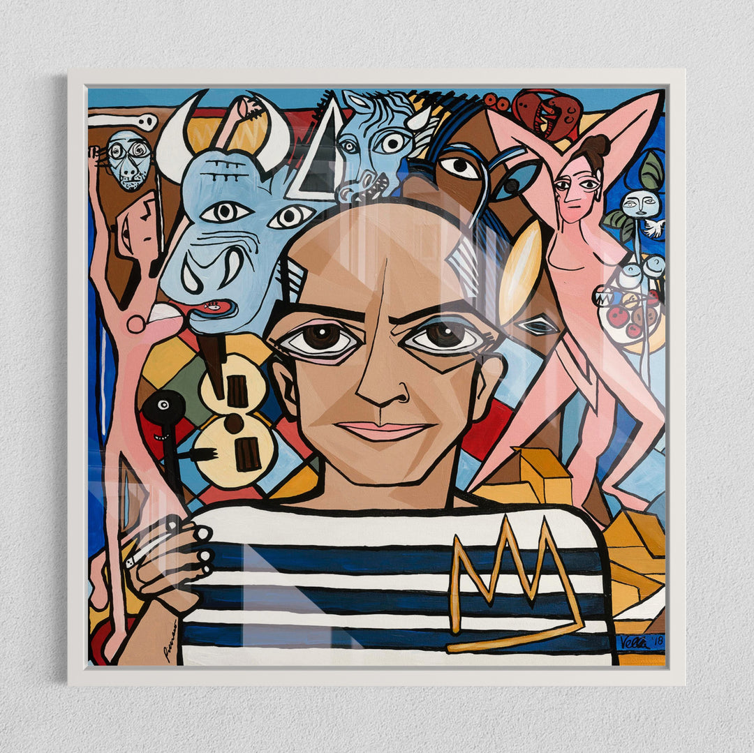 Genius in Paint, HD Metal Print