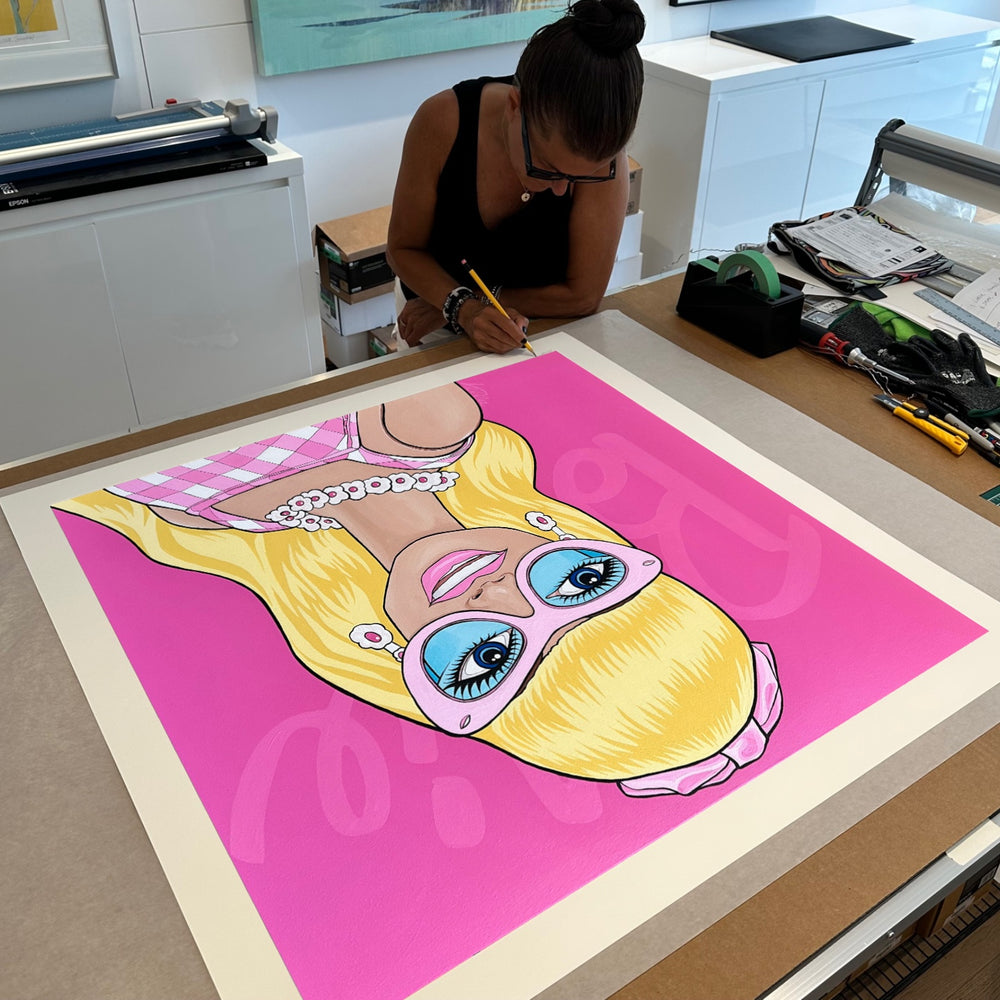 Margot Barbbie, Limited Edition Print
