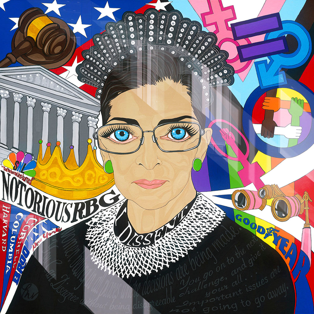 The Notorious RBG II, HD Metal Print