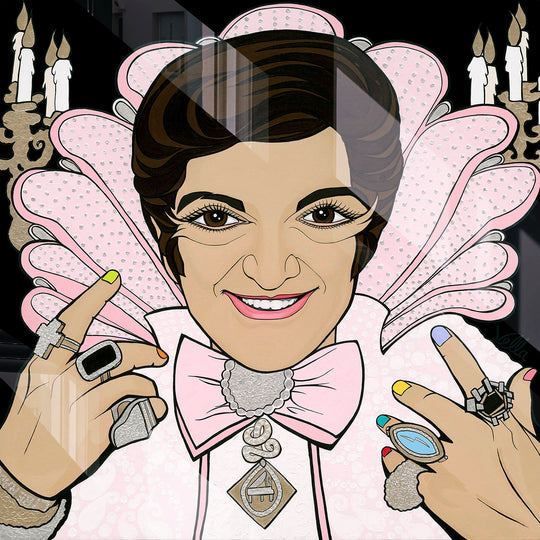 The Dazzling Showman, HD Metal Print
