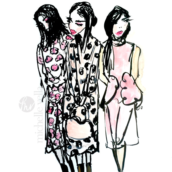148 Simone Rocha in Pink Flowers