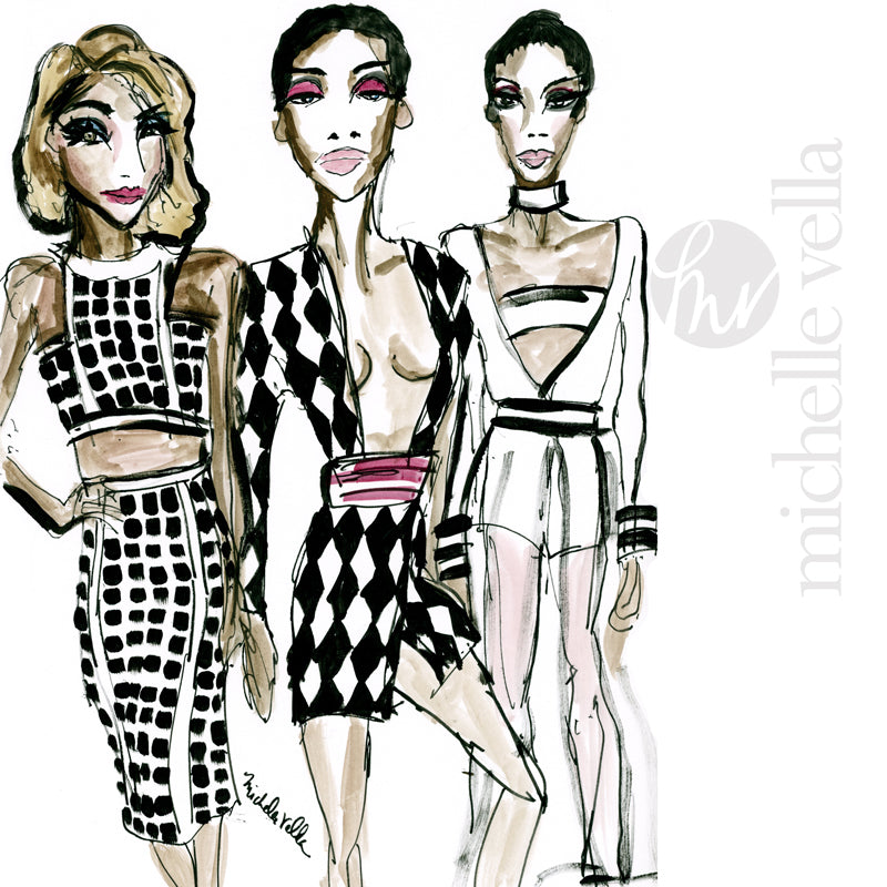 190 Balmain B&W