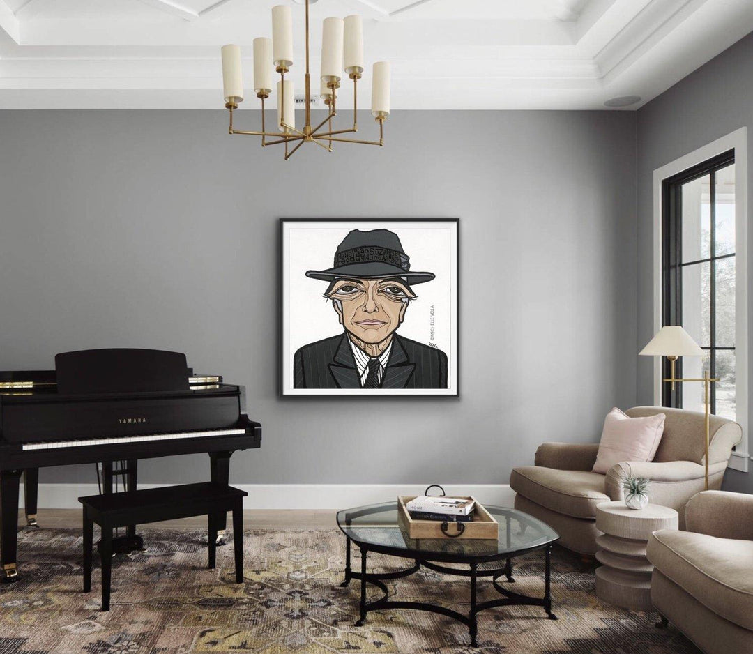 Leonard Cohen, Limited Edition Print - MICHELLE VELLA