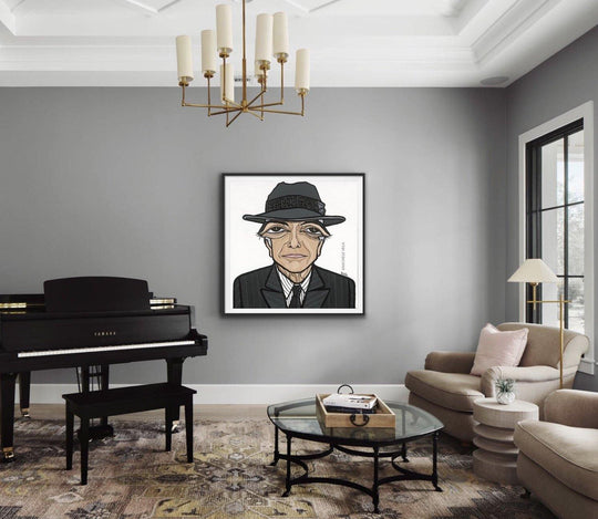 Leonard Cohen, Limited Edition Print - MICHELLE VELLA