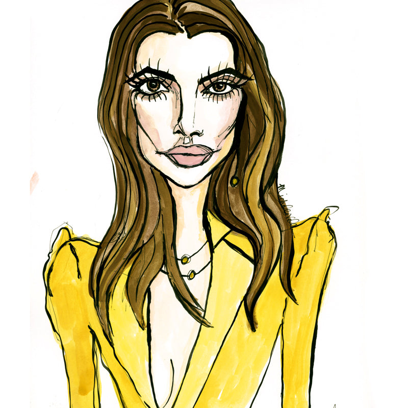 247 Emily Emrata In Yellow