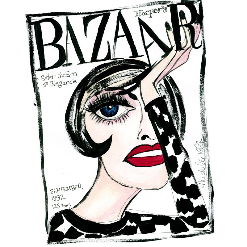 287 Linda Evangelista on Harper's Bazaar 1992